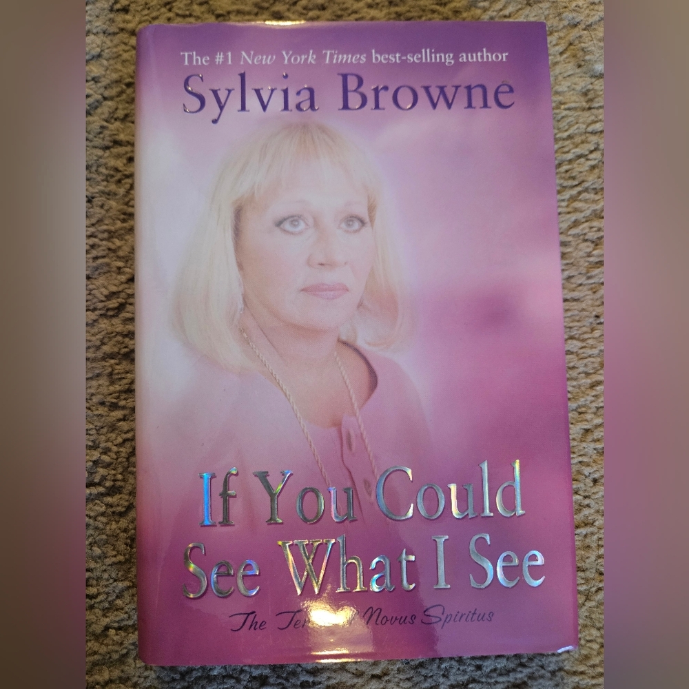 Sylvia Browne 'If You Could See What I See' Hardcover Book